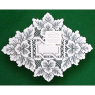 Doily Heirloom White 12 x 9 Set Of (4) Heritage Lace