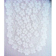 Table Runner Dogwood Approx.14 x 33 White Heritage Lace
