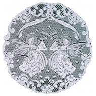 Doilies Victorian Angels Pattern 20 Inch R White Oxford House