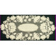 Table Runner Windsor 15x33 Ecru Heritage Lace