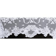 Mantel Scarf Christmas Horns 20x96 White Oxford House