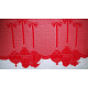 Mantel Scarf Ornaments 19x88 Red Oxford House