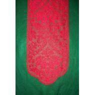 Table Runner Heritage Damask Red Lace Runner 14x64